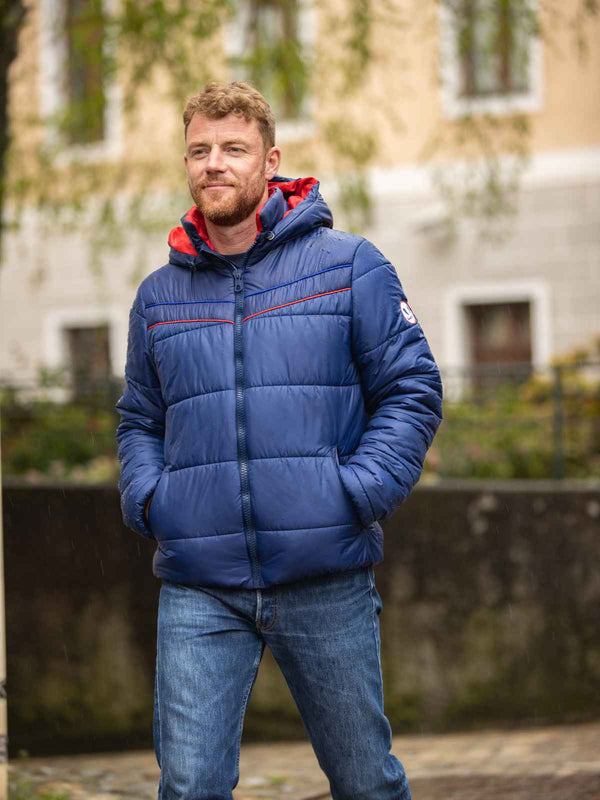 Doudoune l'hivernale bleue homme