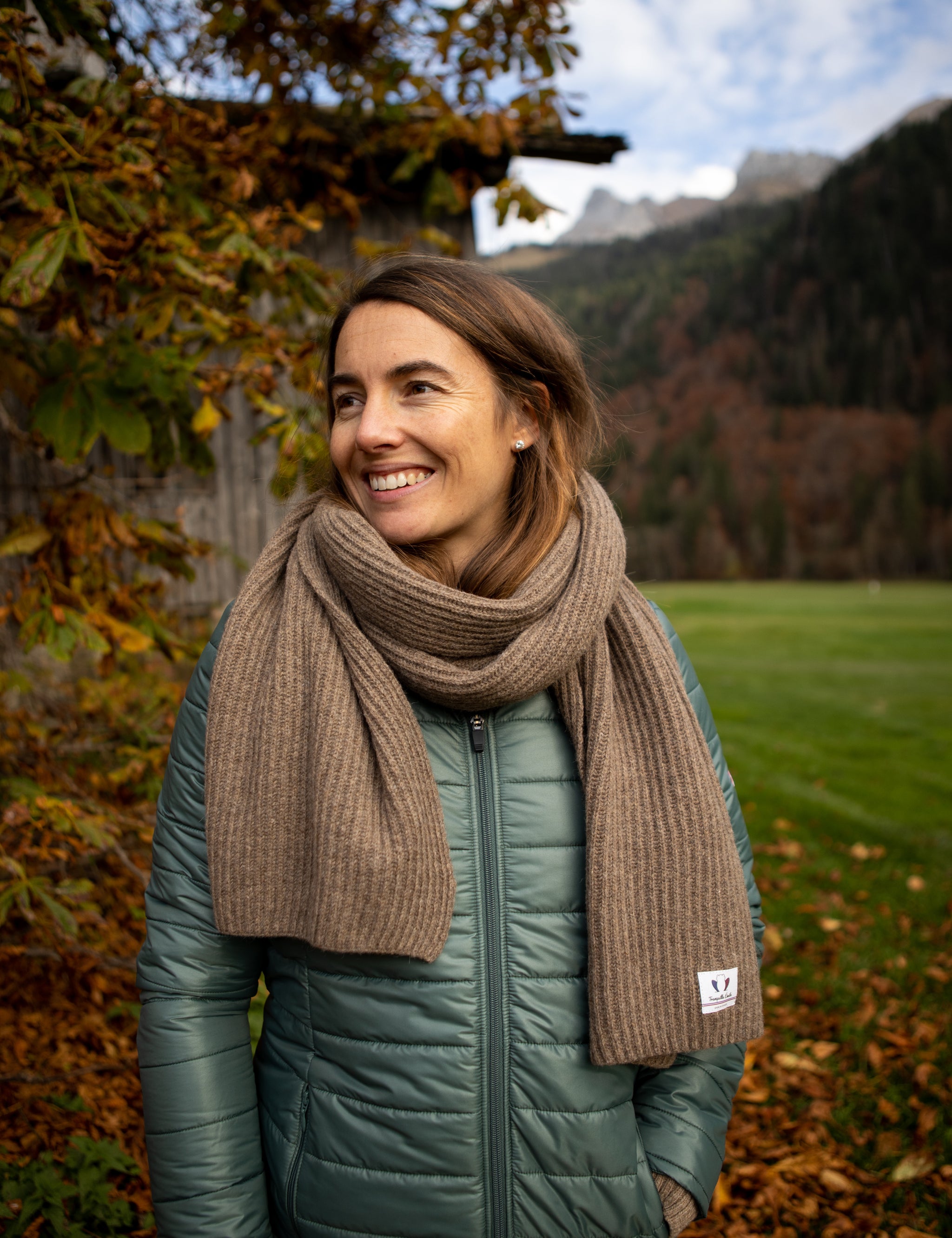 echarpe-recycle-made-in-france-marron