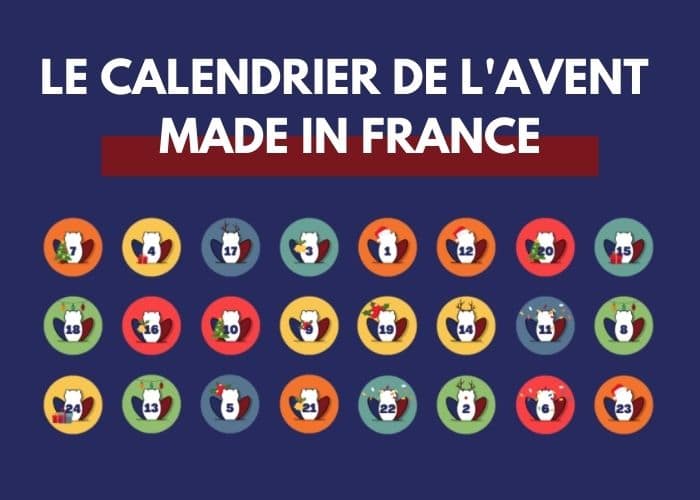Vos cadeaux de Noël made in France avec le Calendrier de l’Avent Tranquille Emile