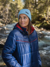 Doudoune l'hivernale femme bleue