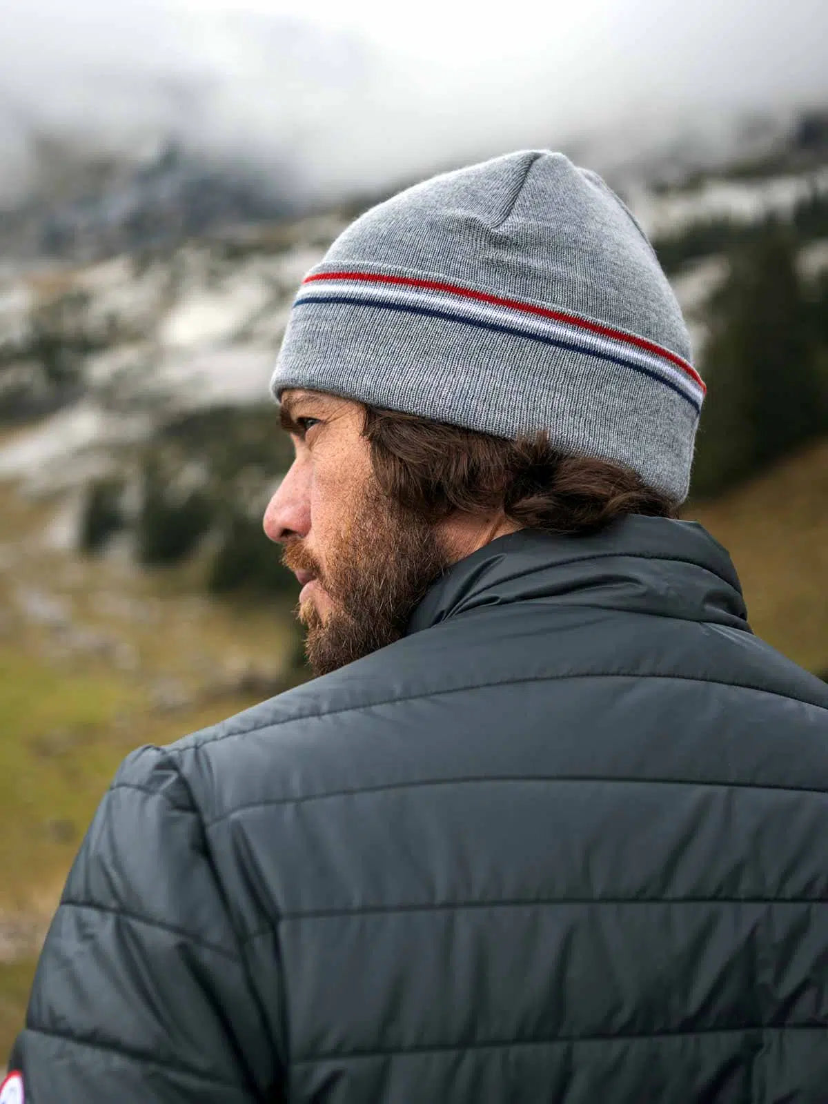 Bonnet épais et chaud en coton tricoté pour homme, Bonnet d'hiver doux Bonnet épais et chaud en coton tricoté pour homme, Bonnet d'hiver doux