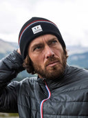 Bonnet noir porté - Le Givré Tranquille Emile