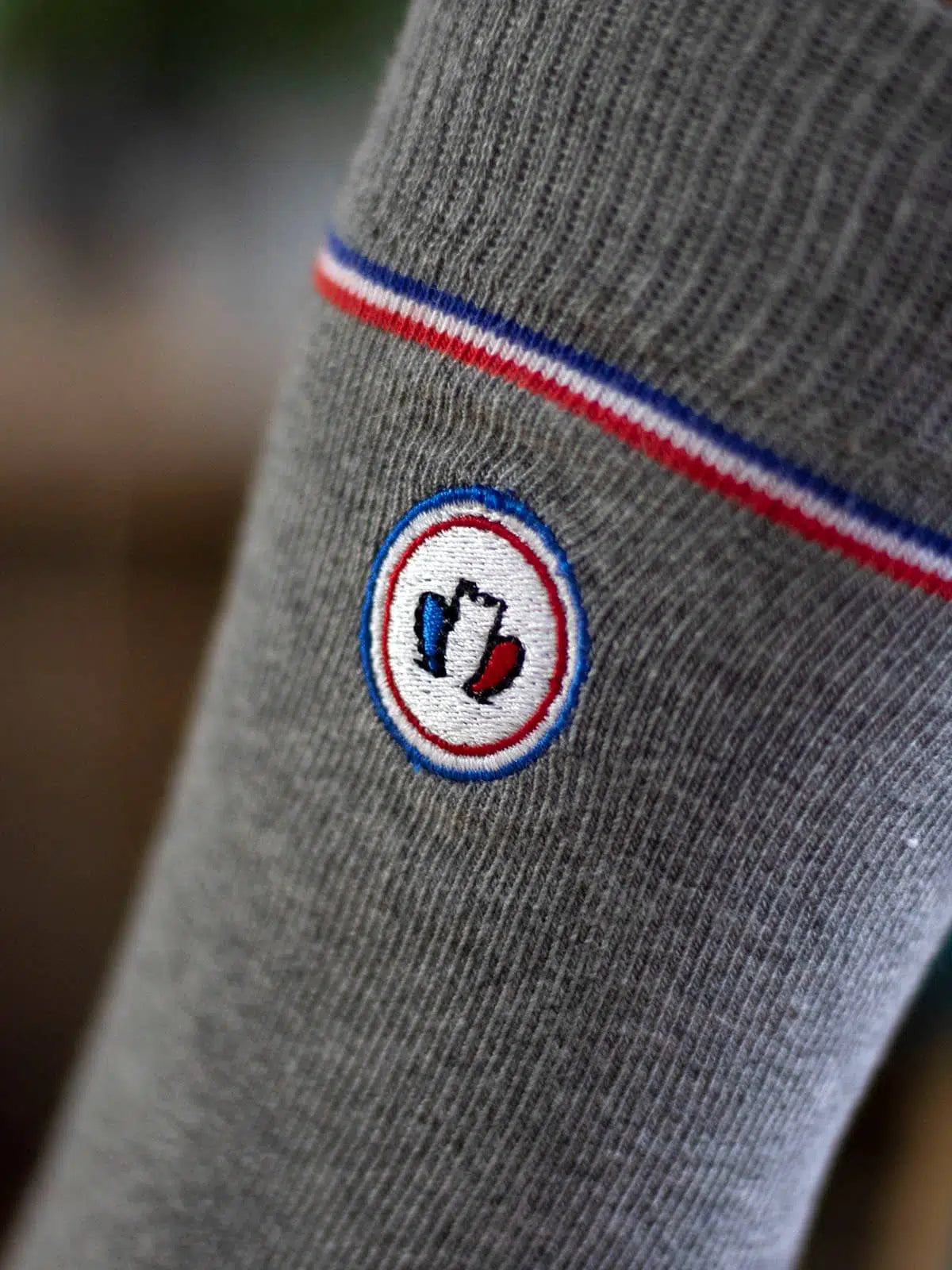 Chaussettes grises portées - Les Unies Tranquille Emile