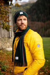 echarpe-bonnet-laine-made-in-france-vert