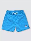 Maillot de bain homme bleu ciel porté - Le Baigneur Tranquille Emile