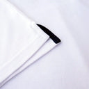Polo femme blanc détail col - L'Élégant confection française