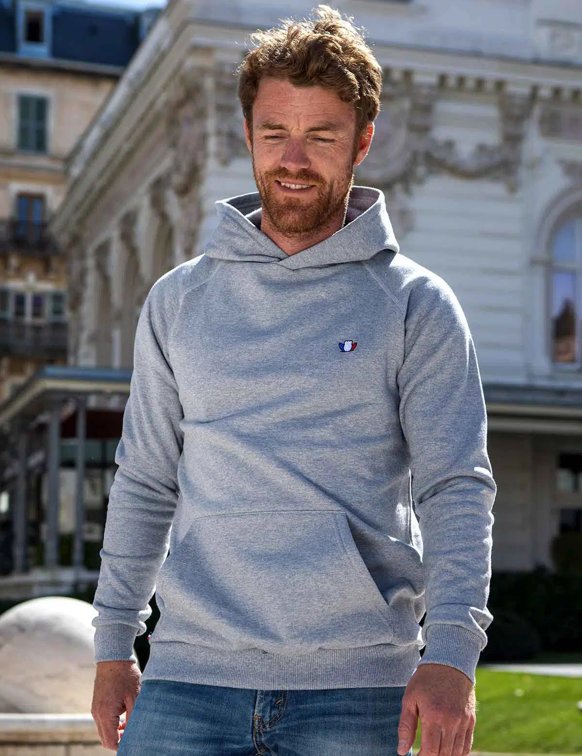 Sweat zippé molleton homme hotsell