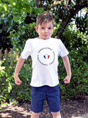 T-shirt enfant Le Bambin détail motif - confection française