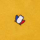 T-shirt femme safran en coton porté - L'Authentique Tranquille Emile