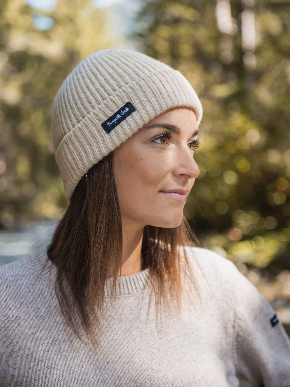 Bonnet l'Attachant Beige
