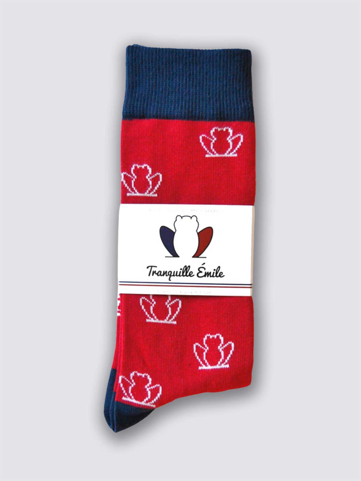chaussettes-made-in-france-tranquille-emile-les-grenouilles-rouge-5