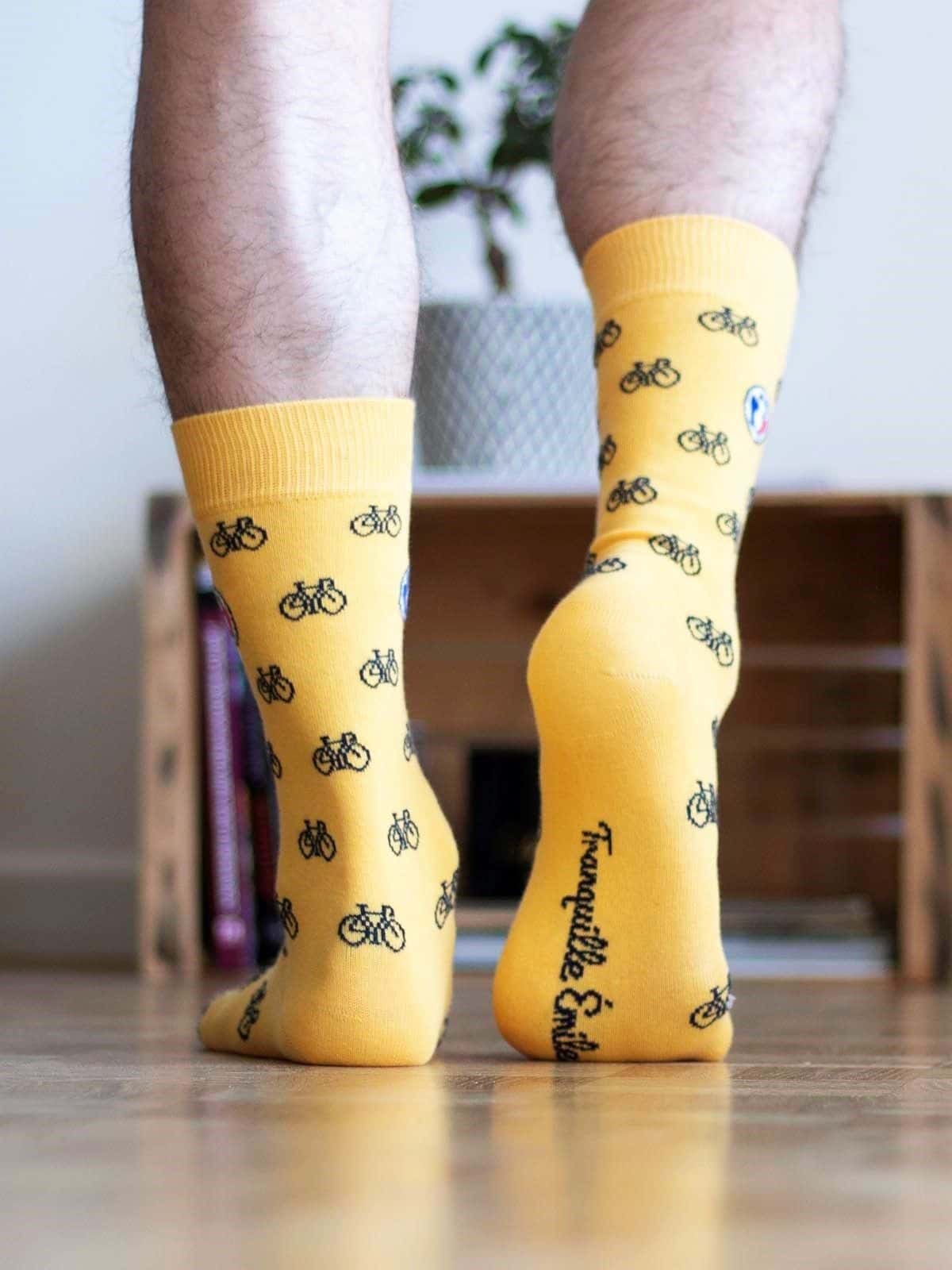 chaussettes-made-in-france-tranquille-emile-petit-velo-jaune-2